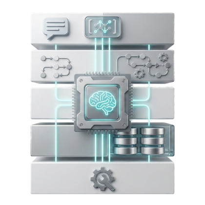 Architecture AI Agent diagram showing AI-powered design automation and workflow optimization in modern architecture