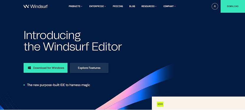 Windsurf AI for Web Development accelerating coding speed with intelligent code generation and seamless integration.