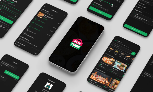  Box Food simplifies food ordering and delivery with a user-friendly app designed for restaurants and customers alike.