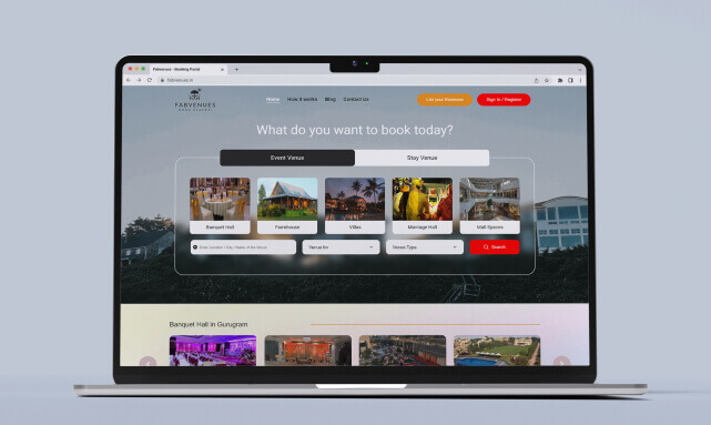FabVenues streamlines rental property management with smart tools for listing, booking, and owner operations.