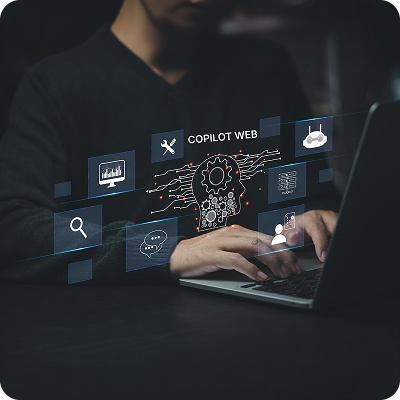 Expert Copilot Web Development team building secure, scalable, and AI-driven web solutions with human expertise and predictive analysis