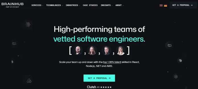 Brainhub Home Page