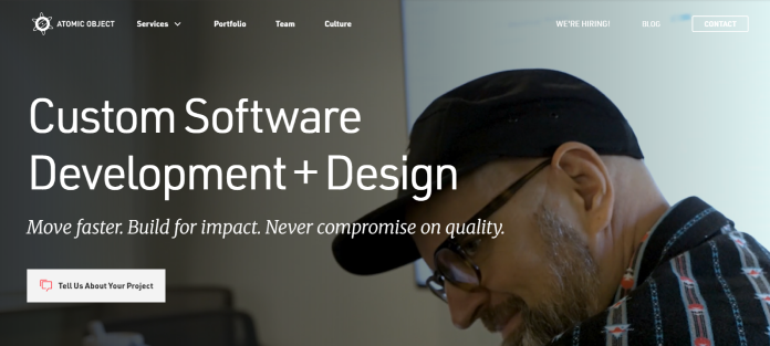 Atomic Objects home page