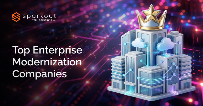 Banner image of top enterprise modernization companies