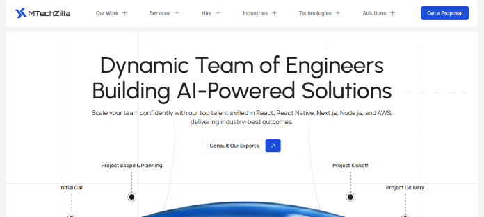 Company logo or brand banner representing MTechZilla and its software development and IT solutions