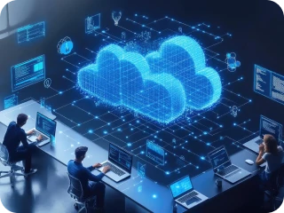 ERP cloud deployment architecture visual