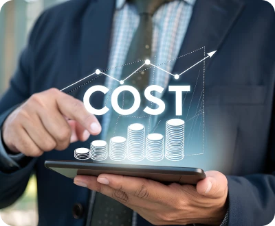 ERP implementation cost estimation factors visual
