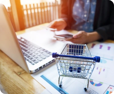 Retail ERP dashboard visual