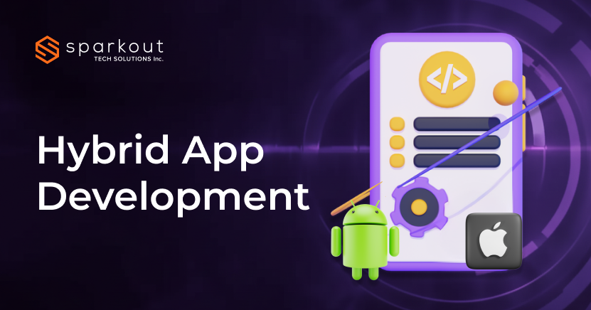 Hybrid app development using a single codebase for iOS and Android apps