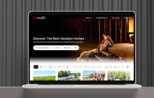 Holiday Keeper helps users discover and book luxury vacation homes and rentals through an intuitive travel platform.