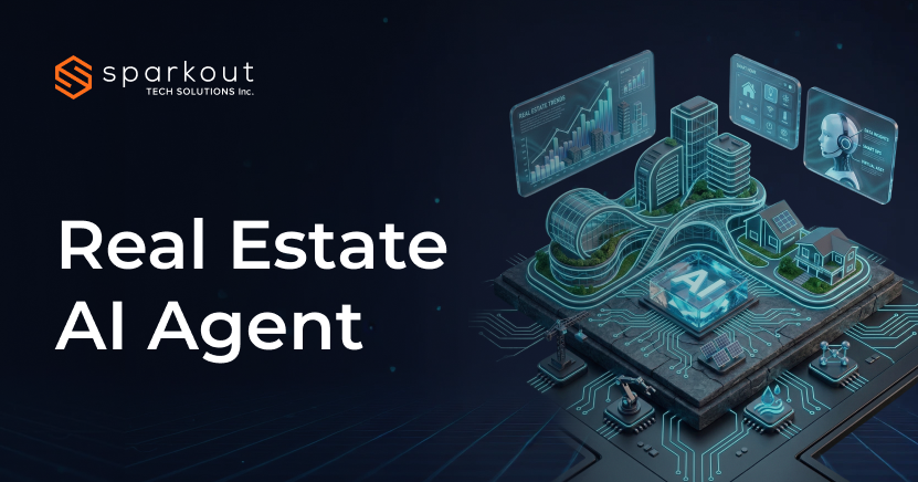 Real Estate AI Agent workflow diagram showing automated property data processing and deal management