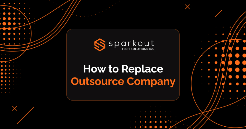 Seamless Steps to Replace Outsourcing Company Without Business Disruption A business team reviewing strategy plans to replace outsourcing company smoothly without affecting operations and productivity