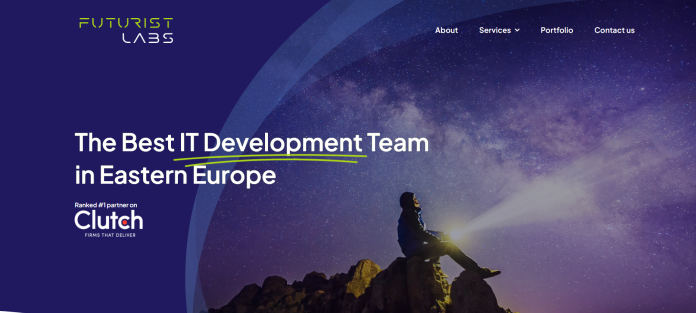 Company logo or brand banner representing Futurist Labs and its AI, blockchain, and digital product development services