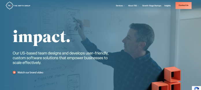 Company logo or brand banner representing The Smyth Group and its custom software development and technology consulting services