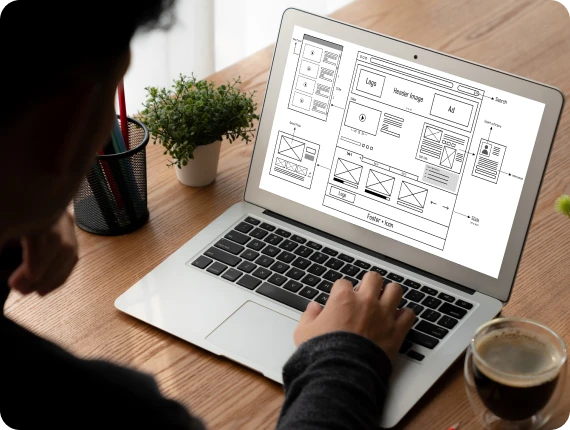 Web app UI UX design dashboard preview