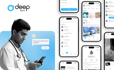 DeepLens Healthcare Social UX Design DeepLens healthcare social UX platform design