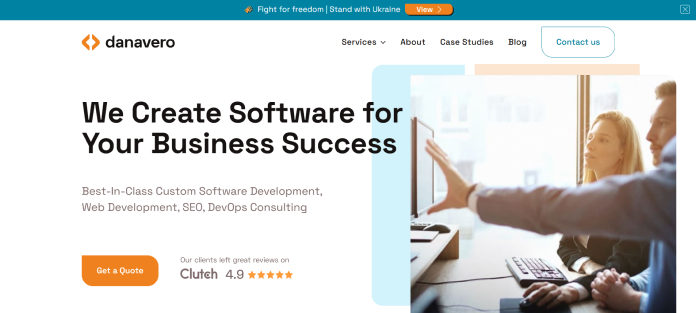 danavero web development company canada