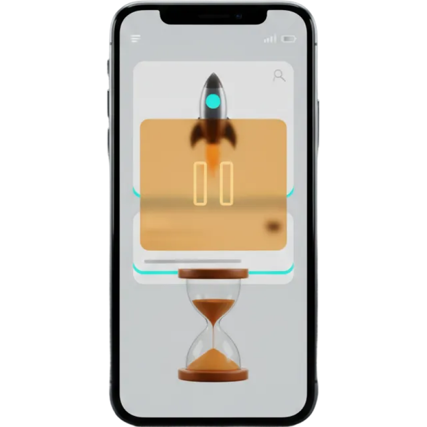 Mobile app launch delayed recovery framework showing causes of release delays, 14-day action plan, iOS and Android launch checklist, and performance validation steps to ship faster and smarter